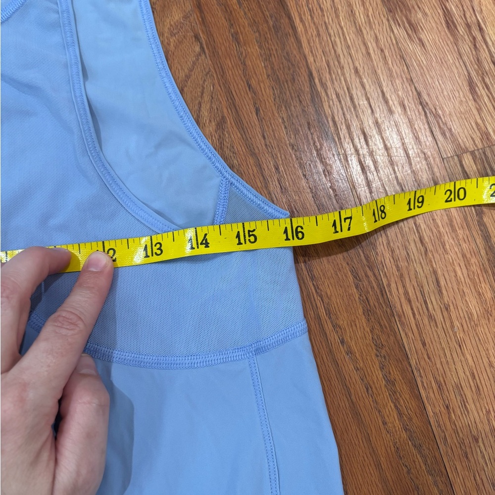 Lululemon Sculpt Tank Top, likely in a prep blue color Hydrangea Blue 8/M - Picture 5 of 5